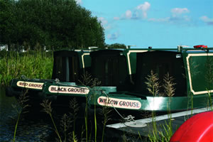 canal boats on the canals of Scotland